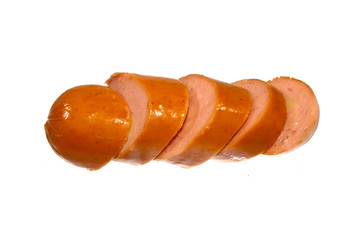 sausage isolated on white background