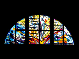 stained glass window