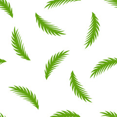 cartoon palm leaf pattern