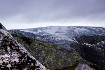 Hiking in the nature of Norway