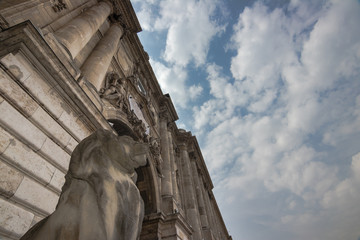 Buda castle inner courtyard, Budapest, Hungary © Boris