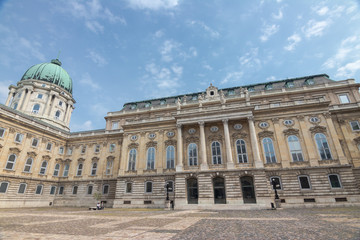 Buda castle inner courtyard, Budapest, Hungary © Boris