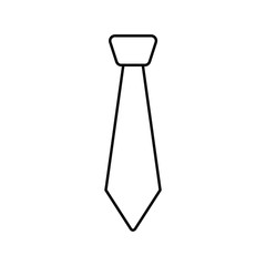 tie icon outline design