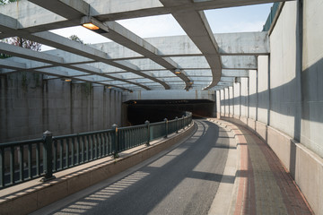 The passageway in the city, Perspective background