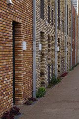 Row of houses new build