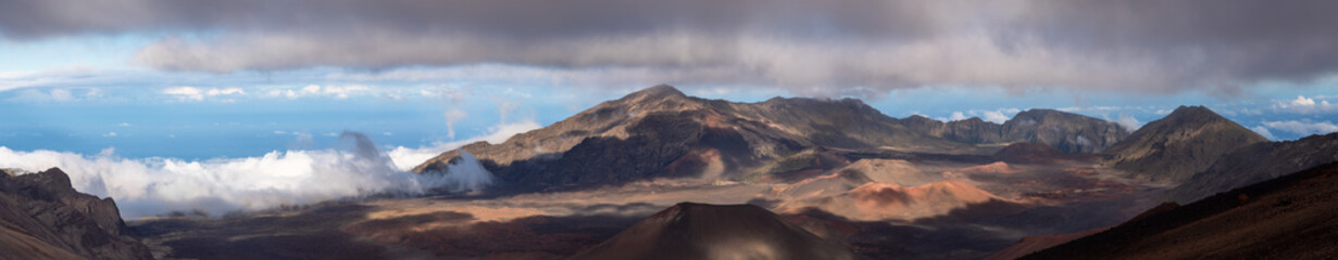 Panorama of the Haleakala crater