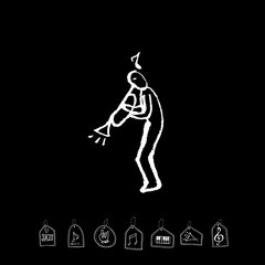 음악회 포스터 / 손으로 그린 음악 일러스트