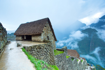 Fototapeta na wymiar Machu Picchu, a UNESCO World Heritage Site