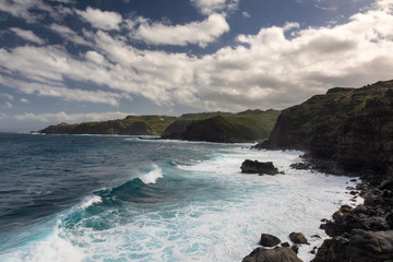 Big waves at the north coast of Maui