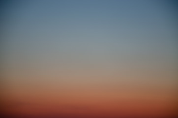 Incredible, beautiful, Bright sunset over the city. Gradient, the core of the sun. Beautiful sunset, red, orange