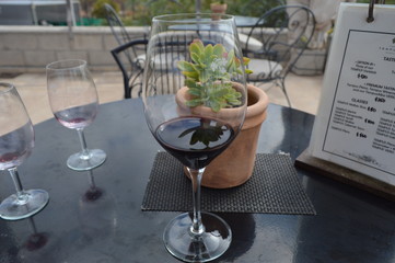 table in restaurant