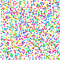 Fototapeta na wymiar Colorful points on a white background