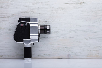 Close-up Of An Movie Camera
