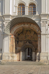 entrance to The Archangel Cathedral