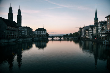 Fototapeta premium Zurich Switzerland City Center