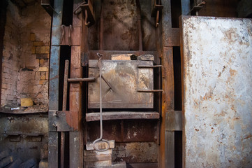 Old abandoned metallurgical plant