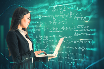 Technology and algorithm concept