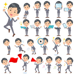 Gray Suit Businessman_Action