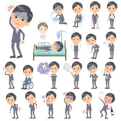 Gray Suit Businessman_sickness