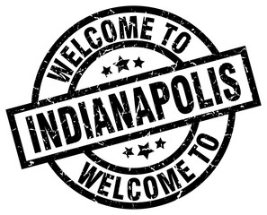welcome to Indianapolis black stamp