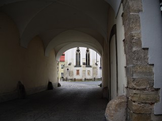 Durchgang zum St. Katharinen-Spital in Regensburg