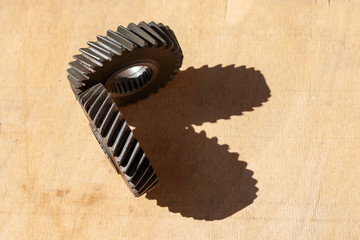 Mechanical dear casts a shadow.