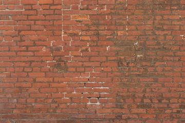 Red brick wall background