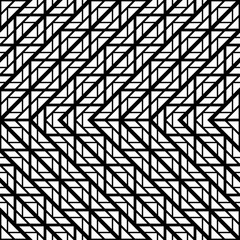 Design seamless monochrome geometric pattern