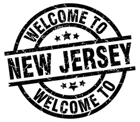welcome to New Jersey black stamp