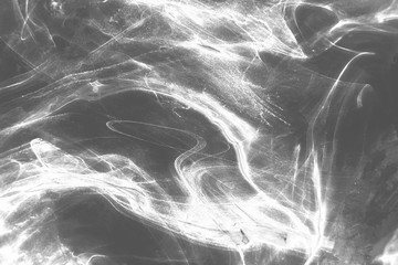 Isolated gray fog on the white background, smoky effect for photos and artworks. Overlay for photos.