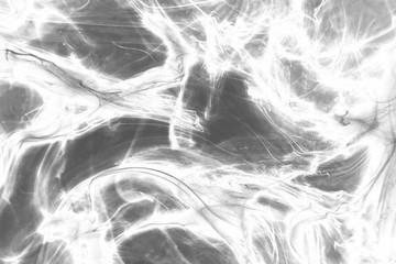 Isolated gray fog on the white background, smoky effect for photos and artworks. Overlay for photos.