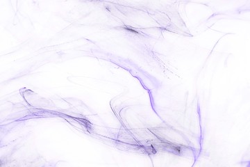 Isolated violet fog on the white background, smoky effect for photos and artworks. Overlay for photos.