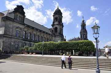 Fototapeta premium Kościół w Dreźnie, Niemcy