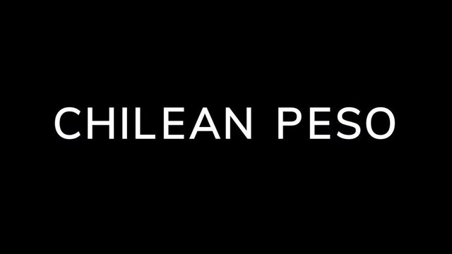 From the Glitch effect arises Currency name CHILEAN PESO. Then the TV turns off. Alpha channel Premultiplied - Matted with color black