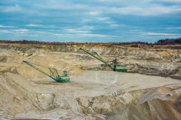 Amber mining- Kaliningrad