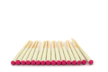 Hunting matches on a white background.