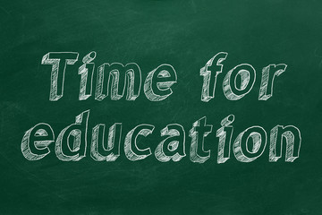 Obraz premium Time for education