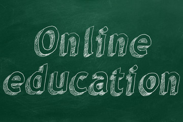 Fototapeta premium Online education