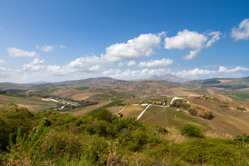 Naklejka premium Segesta, Calatafimi, Sicilia