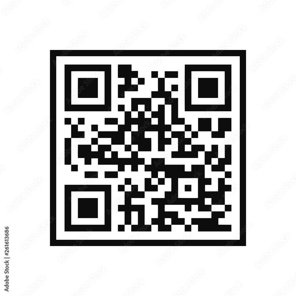 Poster Quick Response Code, QR code icon isolated – stock vector