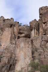 rock, nature, hiking, peralta trail, Arizona, Peralta, geology, granola, hiker, trails, mountain, formation
