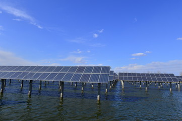 Solar panels green energy