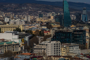 Naklejka premium Centrum miasta Tbilisi