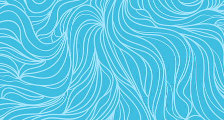 Abstract wavy background. Hand drawn colorful waves. Stripe texture with many lines. Waved pattern. Colored illustration for banners, flyers or posters