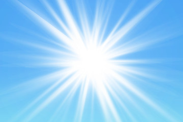 Vector Light Effects. White glowing light