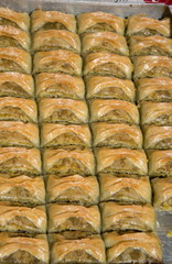  baklava with honey