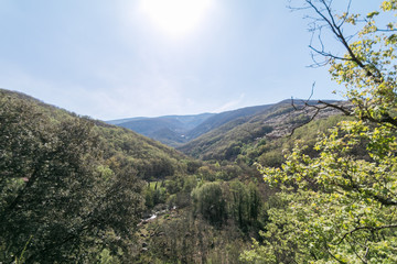 Garganta de los Infiernos gorge, Valle del Jerte, Caceres, Extremadura province of Spain