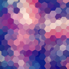 Fototapeta na wymiar Background of pink, blue, purple geometric shapes. Mosaic pattern. Vector EPS 10. Vector illustration