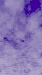 Background of abstract purple color smoke. The wall of purple fog. 3D illustration
