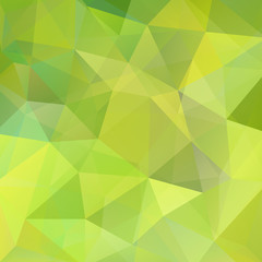 Fototapeta na wymiar Geometric pattern, polygon triangles vector background in green tone. Illustration pattern